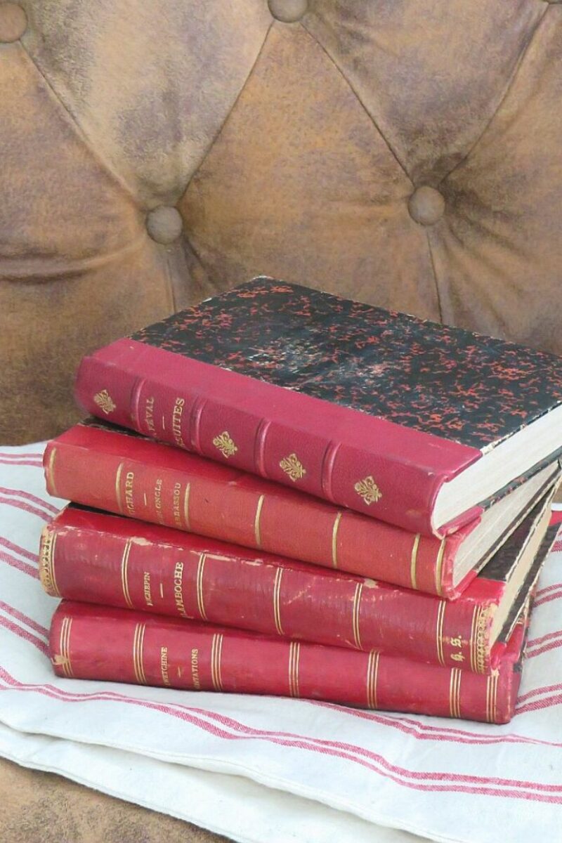 Set ( 2 stuks) Antieke Franse boekjes 1895/ 1881