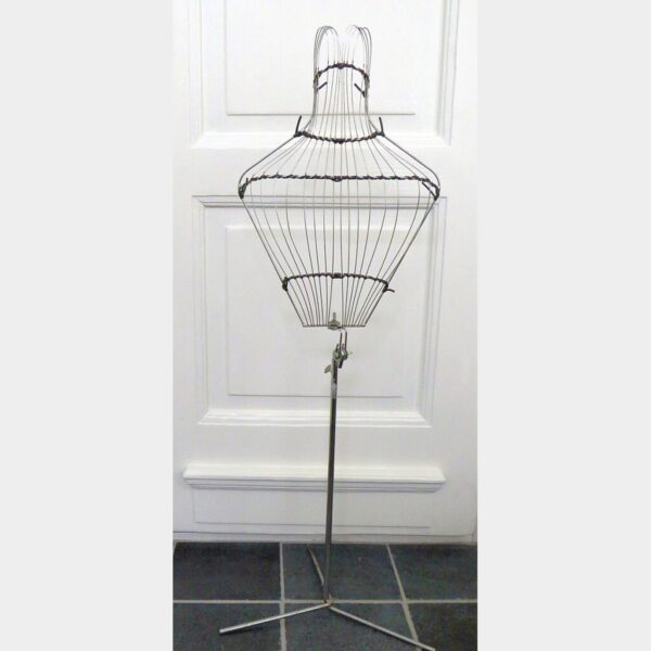 Franse draad mannequin / winkeldisplay, jaren 50 – (klein)