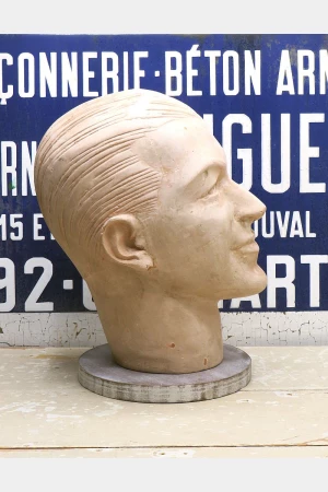 Oud mannequin- / paspophoofd “Pierre Imans – Paris”