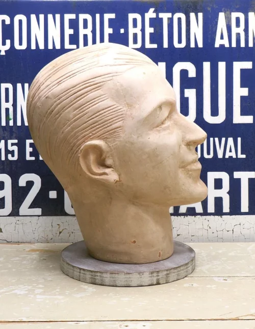 Oud mannequin- / paspophoofd “Pierre Imans – Paris”