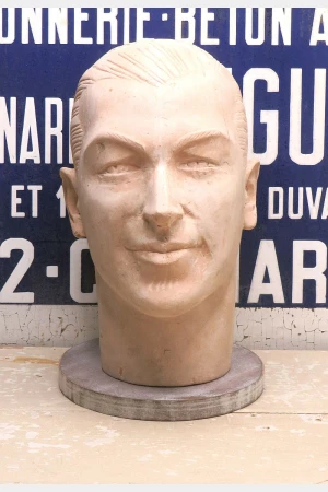 Oud mannequin- / paspophoofd “Pierre Imans – Paris”