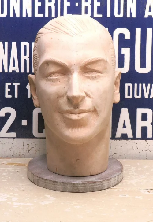 Oud mannequin- / paspophoofd “Pierre Imans – Paris”
