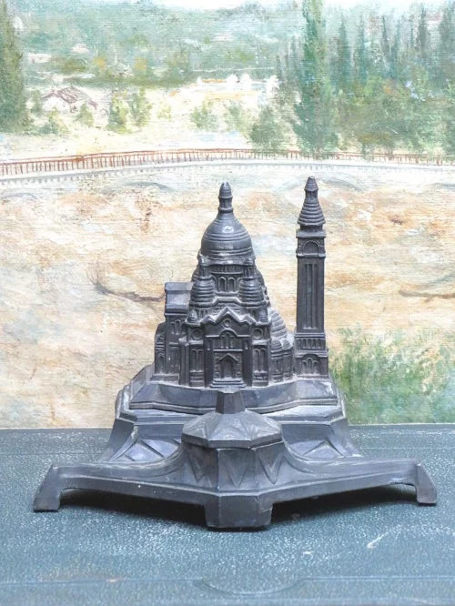 Antiek Frans inktstel "Sacre Coeur de Montmatre"