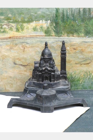 Antiek Frans inktstel "Sacre Coeur de Montmatre"