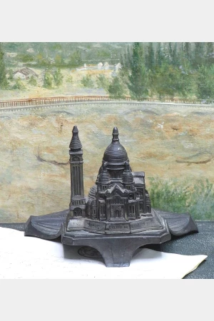 Antiek Frans inktstel "Sacre Coeur de Montmatre"