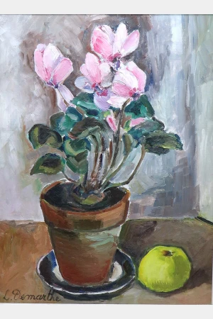 Schilderij"Cyclamen"