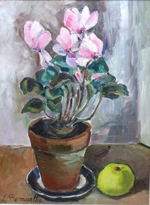 Schilderij"Cyclamen"