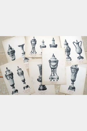 Catalogus  Usines /Société anonyme -  Lampen, beelden & vazen, begin 1900