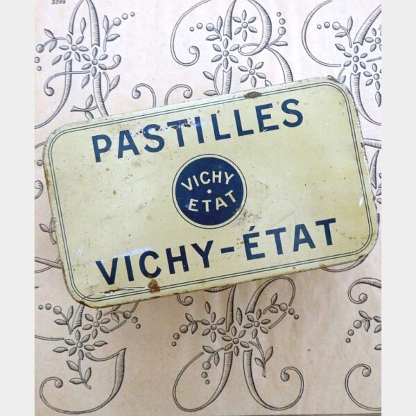 Vintage blik "Pastilles Vichy-État"