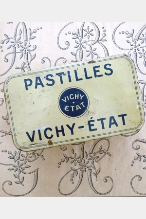 Vintage blik "Pastilles Vichy-État"