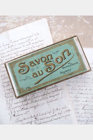 Oude zeepdoos “Savon au Son”