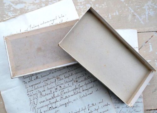 Oude zeepdoos “Savon au Son”