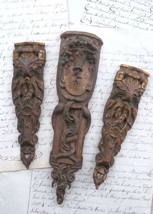 Antiek Frans Art Nouveau ornament -  G