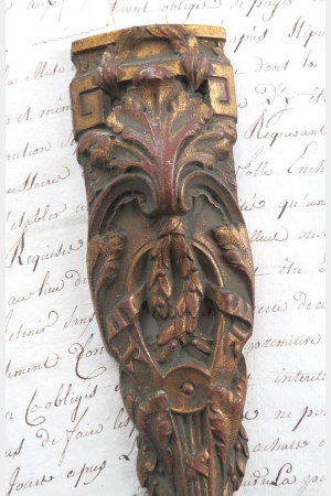 Antiek Frans Art Nouveau ornament -  K