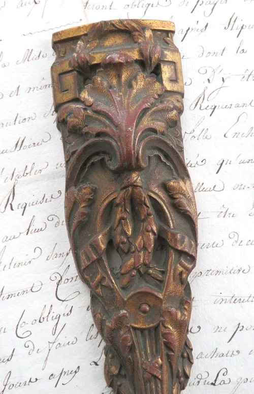 Antiek Frans Art Nouveau ornament -  K