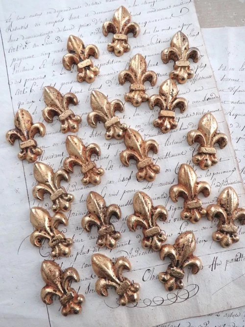 Gietijzeren ornamentje “Lys de France” G