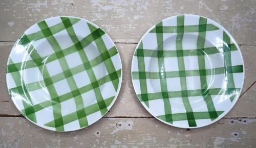 Diep bord Moulin des Loups "Nappe "groen
