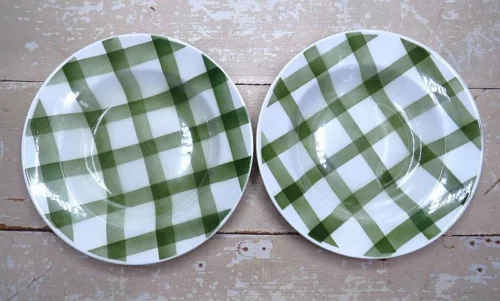 Diep bord Moulin des Loups "Nappe "groen