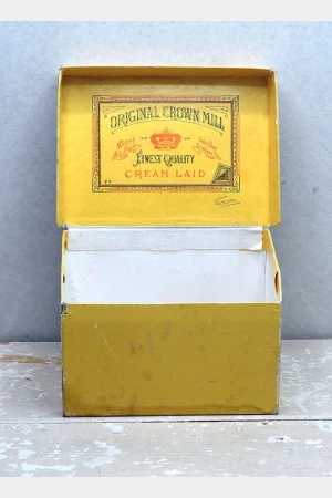 Oude doos "Original Crown Mill"