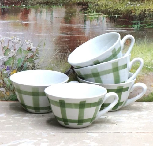 Vintage kopje Moulin des Loups groen