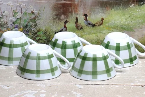 Vintage kopje Moulin des Loups groen