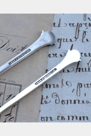 2 Vorkjes  Harrison Bros & Howson Alpha Silver Plate