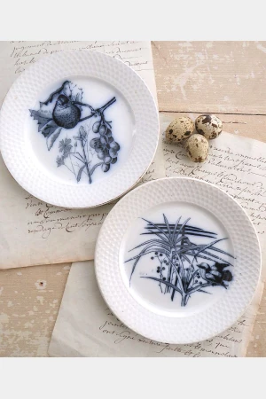 Set (2 st.) bordjes P.  Regout & Co "Plata"