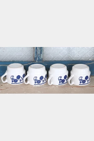 Set (4 st.) Vintage thee-/ koffiekoppen Boch