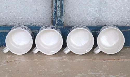 Set (4 st.) Vintage thee-/ koffiekoppen Boch