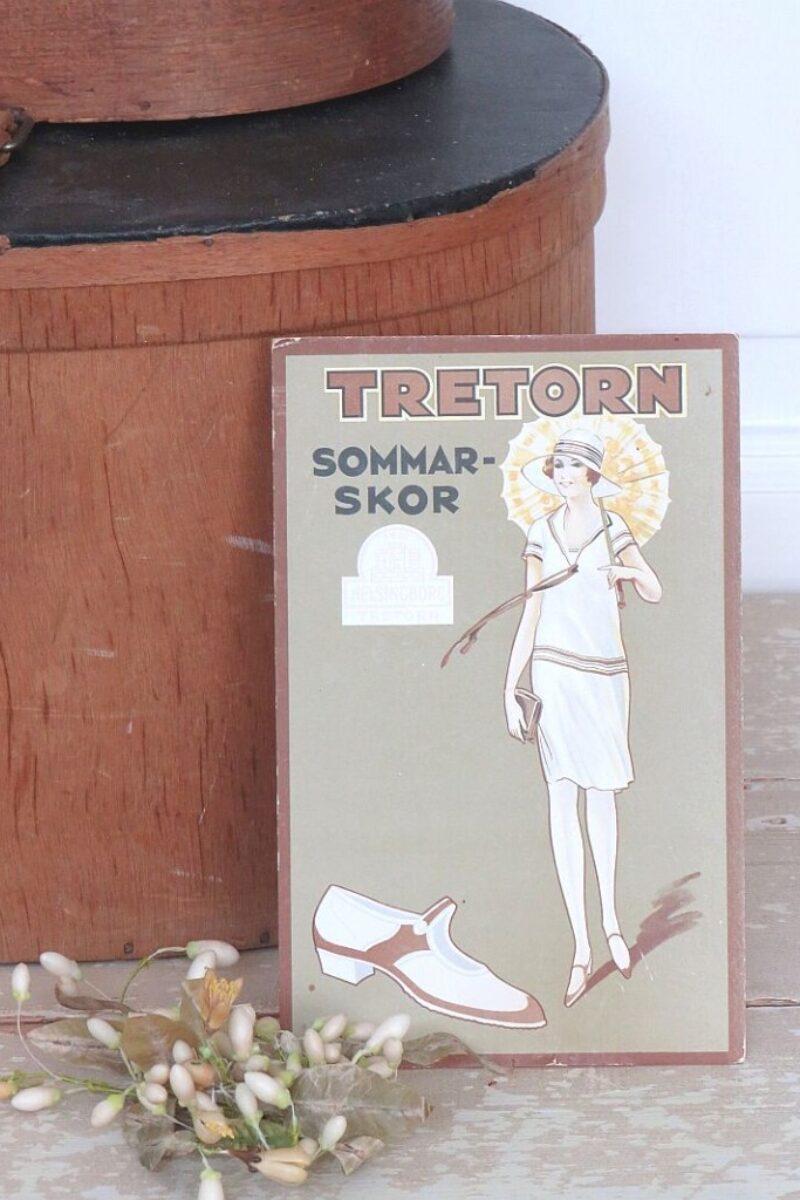Oud Zweeds reclamebord Tretorn "Somar-Skor"