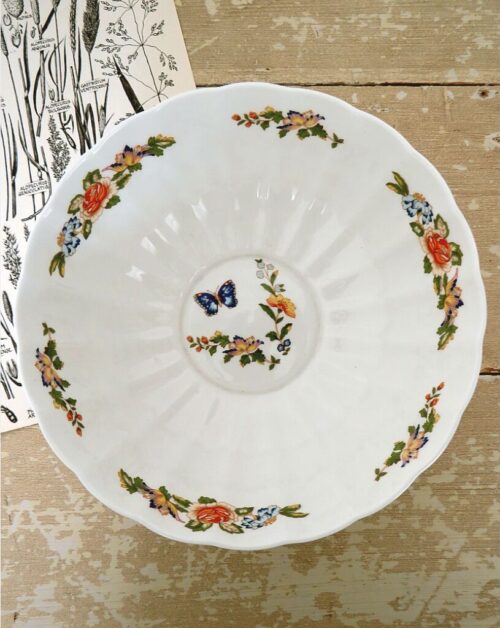 Engelse kom Aynsley " Cottage Garden" Bone China
