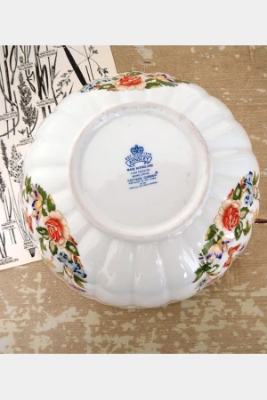 Engelse kom Aynsley " Cottage Garden" Bone China