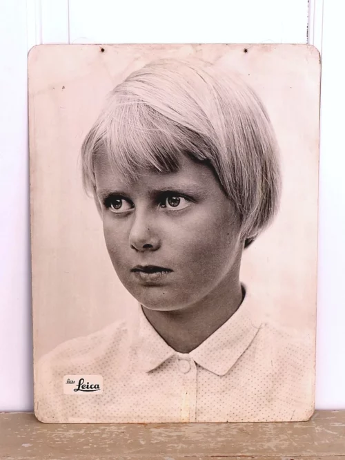 Vintage reclamebord – Leitz Leica Nr. 701