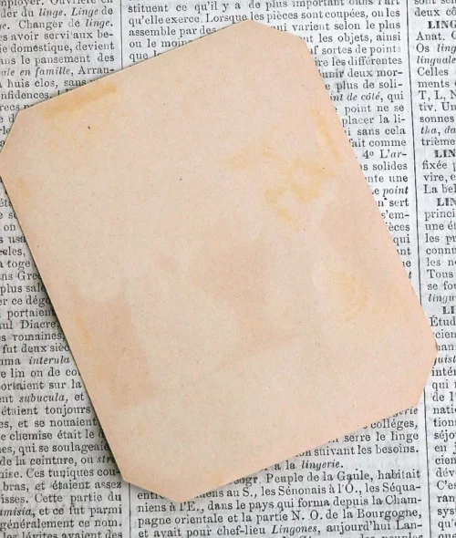 Antiek etiket "Terzetto"No. 15218