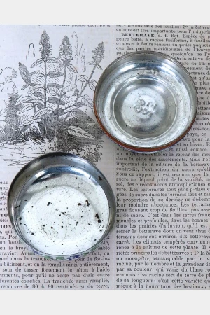 Antiek blikje Crème de Vaseline "Parfum des Fleurs" PARIS