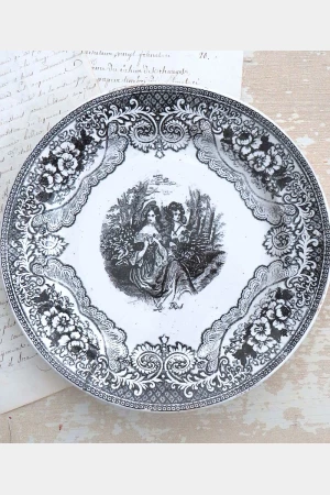 Antiek Frans bord "Août"