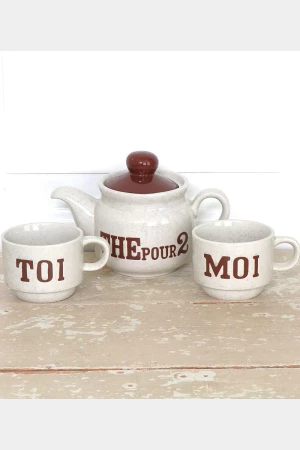 Franse vintage theeset "The pour 2"