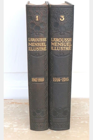 Larousse  Mensuel Illustré Encyclopédique universelle 1907 à 1910