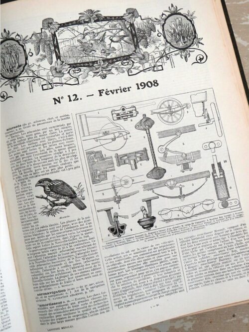Larousse  Mensuel Illustré Encyclopédique universelle 1907 à 1910