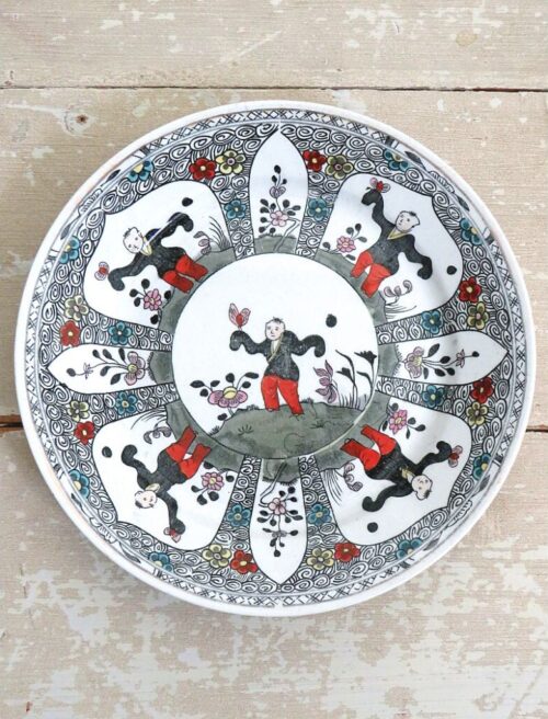Antiek Chinees bordje "Zotjes"