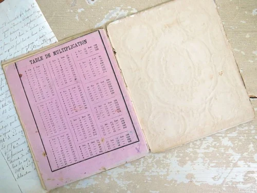 Cahier a l'usage des maisons d'education, 19e eeuw