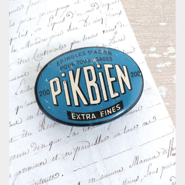 Oud naaldenblikje "PikBien"