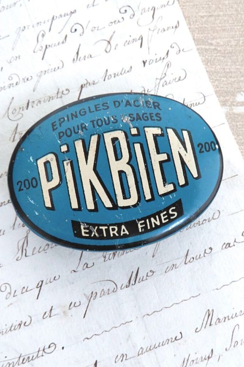 Oud naaldenblikje "PikBien"