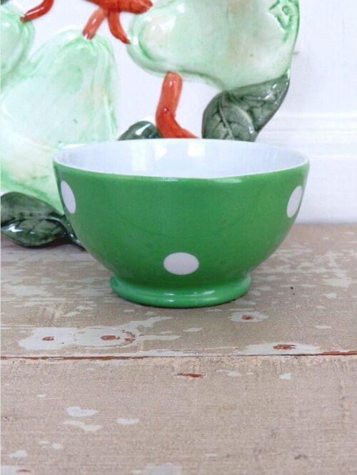 Franse spoelkom  Longchamp "Groen/wit"