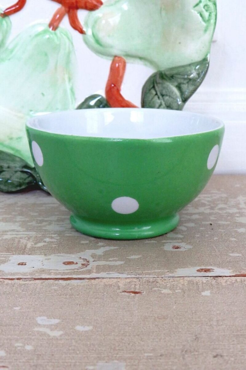 Franse spoelkom  Longchamp "Groen/wit"