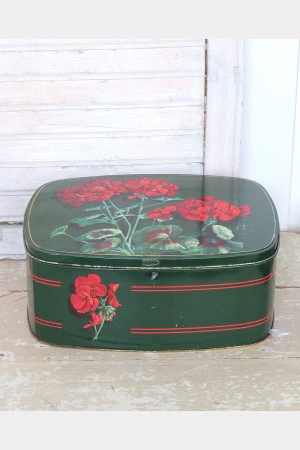 Groot vintage blik Côte d'Or  "Geranium"