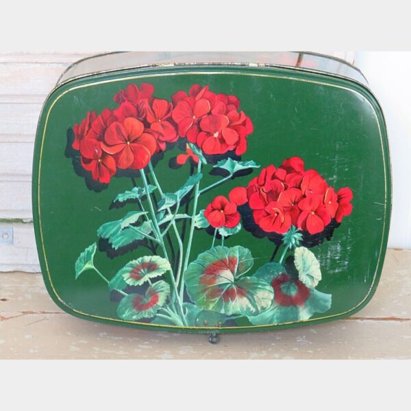 Groot vintage blik Côte d'Or  "Geranium"