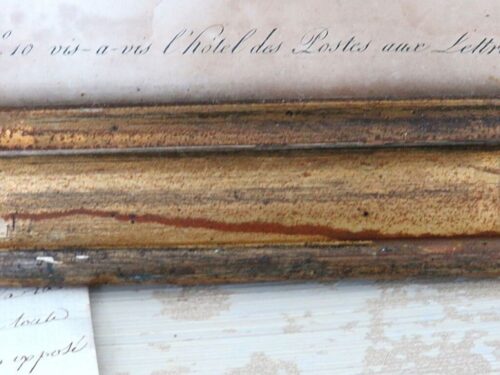 Antieke Franse gravure "NI L'UN NI L'AUTRE"