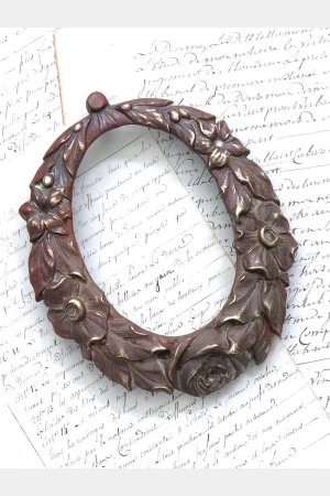 Antiek Frans ornament "Bloemenkrans"