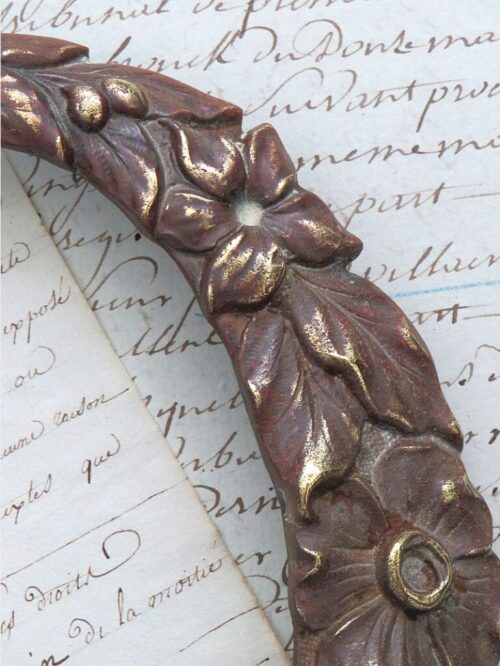 Antiek Frans ornament "Bloemenkrans"